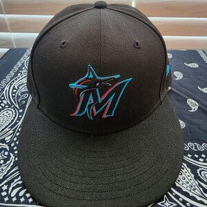Miami marlins fitted hat